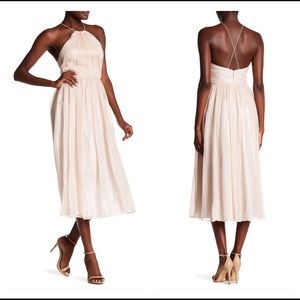 Vera Wang | Chiffon Midi Dress